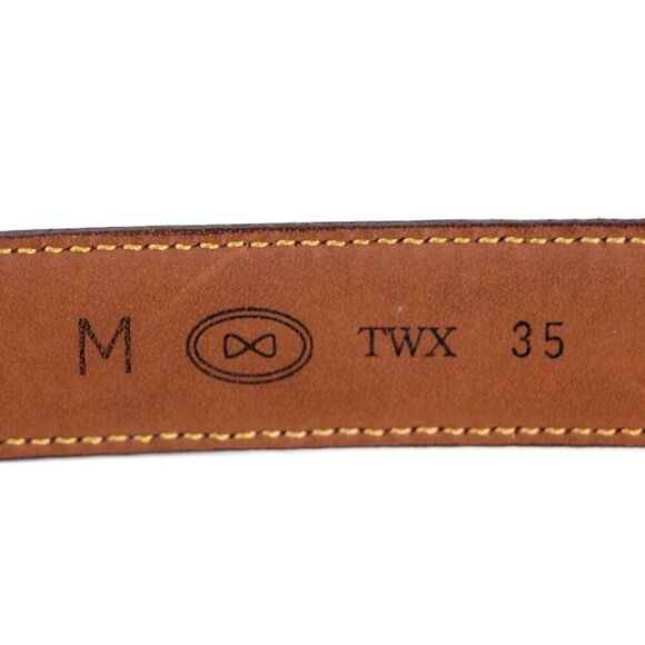 Trafalgar BROWN GENUINE LIZARD 1"Wd HOOK BUCKLE DRESS CASUAL WOMEN'S BELT M (G81 - Picture 9 of 14